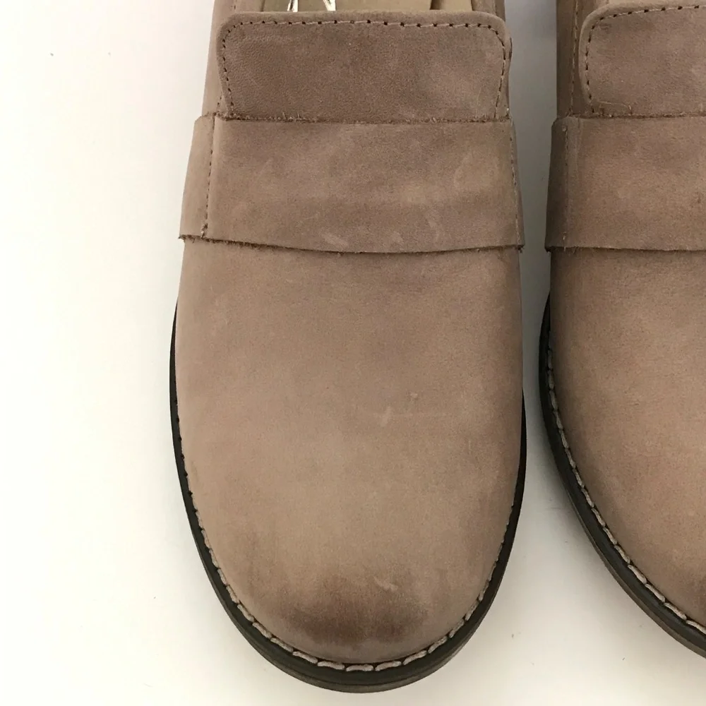 ZAPATO Leather Pump Loafer Tan Women’s Size 9.5 EU 40